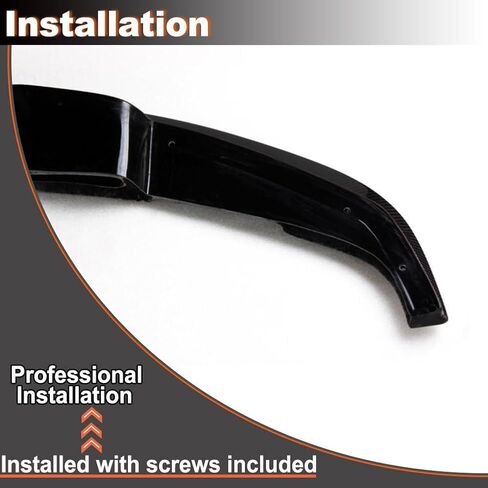 MCARCAR KIT Gloss Black Front Bumper Lip for BMW 3 Series F30 M Sport Sedan 2012-2018 320i 325i 328i 330i 335i 340i M-tech Auto Chin Spoiler Splitter Protector Factory Outlet in Saudi Arabia