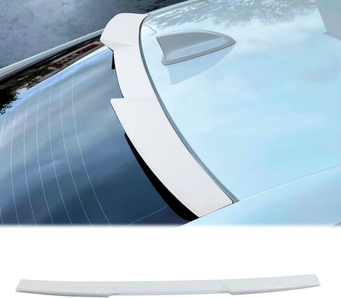 FreeMotor802 متوافق مع 2022-2025 هوندا سيفيك 11th سيدان 4 أبواب المفسد ، مطلية #NH883P بلاتين أبيض بيرل ABS البلاستيك الخامس على غرار النافذة الجزء العلوي النافذة الجناح in Kuwait