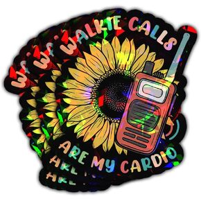 3pcs مكالمات Walkie هي ملصقات تعليم المعلمين Cardio Standger ملصقات School School School Callingse مكالمات مضحكة ملصقات Walkie for Laptop زجاجة الهاتف Hard Hat Hawmet 3 "X3" in Kuwait