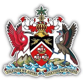 KW Vinyl Magnet Trinidad و Tobago Coat of Arms Truck Car Magnet Sticker Magnetic 5 " in Saudi Arabia