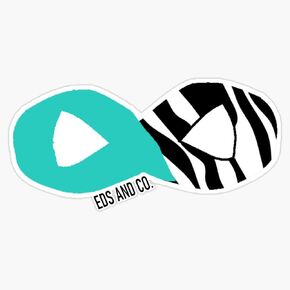 Magnet EDS and Dysautonomia Infinity Magnetic Vinyl Sticker 5" in Saudi Arabia