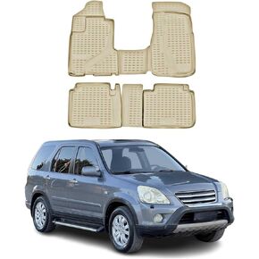 OMAC Floor Mats Liner for Honda CR-V 2002-2006 Black TPE All-Weather 4 Pcs in Kuwait