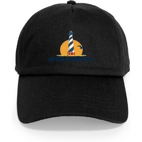Cafepress Outer Banks NC Lighthouse Cap Cap القابلة للتعديل قبعة البيسبول in Kuwait