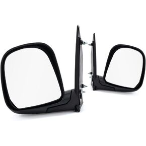For GMC Savana 2500 Door Mirror 1996-2002 Passenger Side | Textured Black | Non-Heated | Manual Folding | 15768765 | GM1321245 in Kuwait
