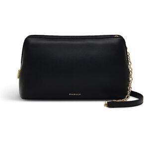 Radley London Elia Mews Women's Small Leather Ziptop Crossbody Bag ، Black in Saudi Arabia