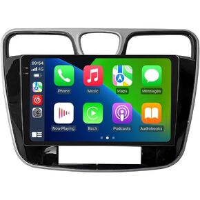 لـ Chrysler 200 Radio Upgrade 2011 2012 2013 2014 استبدال الوحدة الرئيسية ، شاشة MekEdetech Android Stereo GPS Scirigation 9 بوصة مع Carplay/Android Auto/FM/AM/4G LTE ، 8 Core 2+32G in Kuwait