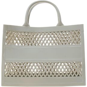 Tote Bag Purses for Women Summer Mesh Beach Tote Bag Large Capacity Shopping Basket Top Handle Handbag Jelly Storage Bag in Kuwait