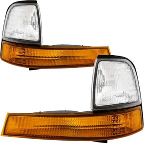 HEADLIGHTSDEPOT Park Signal Light Combo Compatible with Ford Ranger 1998-2000 Includes Left Driver and Right Passenger Side Parking Signal Light Combo in Kuwait