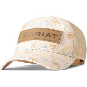 ARIAT WHISESHOE و CACTUS PANDY CAP مع رقعة كبيرة (وردي) in Saudi Arabia