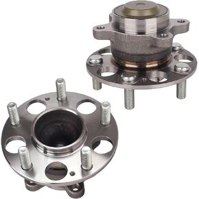 Autoround 512450 Rear Wheel Bearing and Hub Assembly Compatible with Honda Civic 2013 2014 EX EX-L Si, Honda Civic 2015 DX EX EX-L SE Si, 5 Lugs w/ABS, Set of 2 in Saudi Arabia