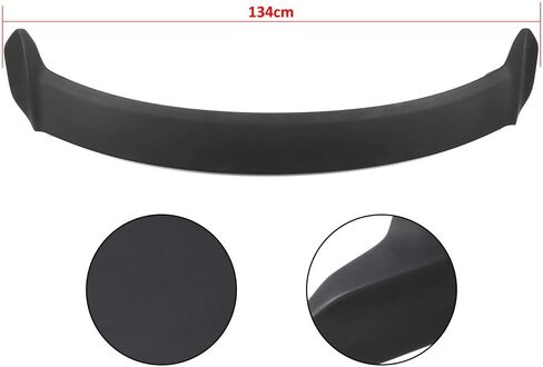SCITOO 5.9 Inch ABS Spoiler for 2012-2015 for Honda Civic Sedan Trunk Spoiler Roof Lip Kit, Rear Spoiler Wing, Car Rear Spoiler Exterior Rear Spoiler Kit (Matte Black) in Saudi Arabia