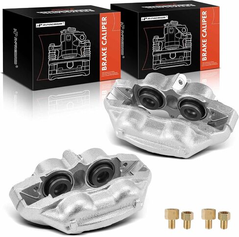 A-Premium Disc-Disc-Piper Assembly بدون قوس متوافق مع شيفروليه تشيفيل وبويك جران سبورت ، GS 350 ، Skylark ، Sportwagon & Pontiac Firebird ، GTO-السائق الأمامي والراكب 2-PC in Saudi Arabia