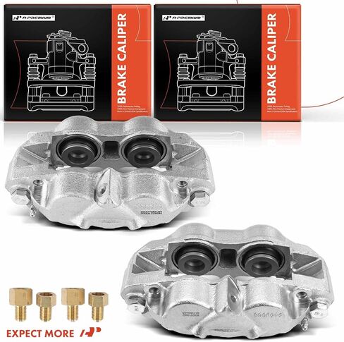A-Premium Disc-Disc-Piper Assembly بدون قوس متوافق مع شيفروليه تشيفيل وبويك جران سبورت ، GS 350 ، Skylark ، Sportwagon & Pontiac Firebird ، GTO-السائق الأمامي والراكب 2-PC in Saudi Arabia