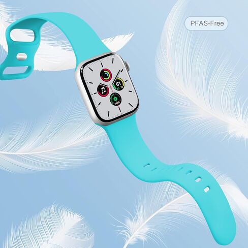 Sport Bands Compatible with Apple Watch Band Women Men 40mm 38mm 41mm 42mm 44mm 45mm 46mm 49mm ,Soft Wristband Waterproof Replacement Strap for iWatch Bands Series 11 10 9 8 7 6 5 4 3 2 1 SE Ultra White in Saudi Arabia