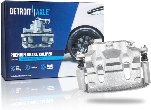 Detroit Axle - فرامل الفرامل اليسرى الأمامية لعام 1999-2003 فورد ويند ستار القرص الفرجار مع Bracket 2000 2001 in Saudi Arabia