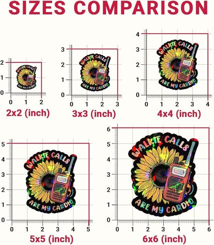 3Pcs Walkie Calls are My Cardio Sticker Teacher Education Stickers Funny School Admin Stickers Walkie Talkie Calls Funny Sticker Walkie Decal for Laptop Bottle Phone Car Hard Hat Helmet 3"x3" in Kuwait