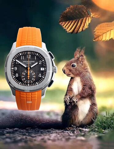 Tasto Specht & Sohne Men's Quartz Watches for Men Chronograph عرض مقاوم للماء 42 مم من الفولاذ الساعات الرياضية in Saudi Arabia