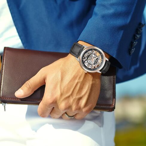 Watch Kenneth Cole New York Men's Watch-الفولاذ المقاوم للصدأ ، والتوليد الذاتي التلقائي ، ومقاوم للماء ، ورومرات رومانية ، و WATION DIAL HAID WATCH للرجال in Saudi Arabia