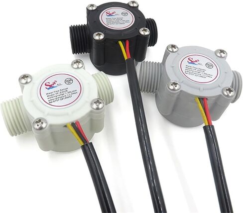 1PCS 4-Pipe Hall Flow Sensor 4-Pipe Hall Sensor Water Heater Flow Sensor S201B(S201BBlack) in Saudi Arabia