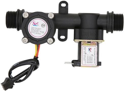 G1/2 Water Flow Sensor Water Control Machine Solenoid Valve Integrated Function Multi-Flow Meter Hall Flow Meter in Saudi Arabia