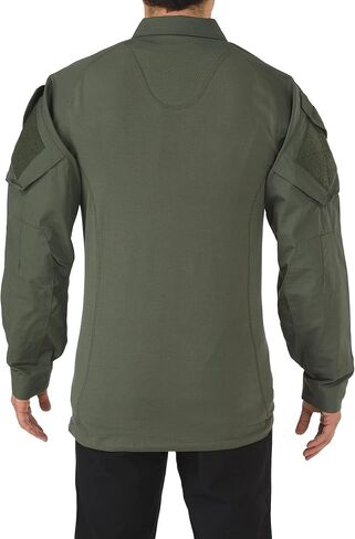 5.11 Tactical Men's Long Sleeve Shirt for Military Law Enforcement, 1/4 Zip, Rapid Assault, Style 72194ABR in Saudi Arabia