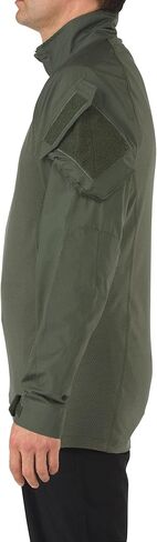 5.11 Tactical Men's Long Sleeve Shirt for Military Law Enforcement, 1/4 Zip, Rapid Assault, Style 72194ABR in Saudi Arabia