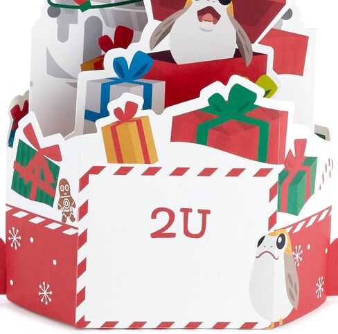 Hallmark Paper Wonder Star Wars Displayable Pop Up Christmas Card with Music (R2-D2, We Wish You a Merry Christmas), May the 4th in Saudi Arabia