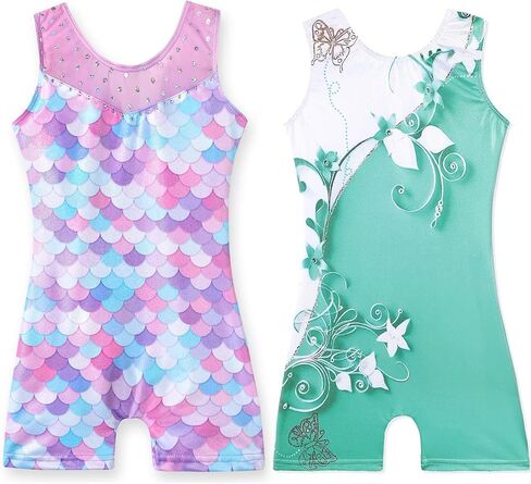 Belovance Girls Girls Danards Danks Wound Purple Marmaid Green Floral 3T 4T in Kuwait