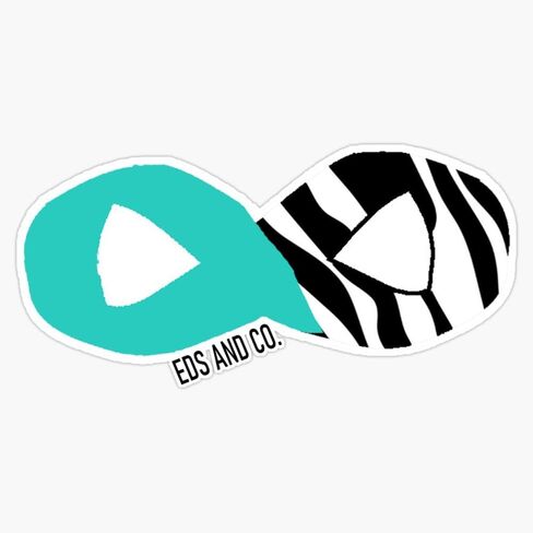 Magnet Eds و Dysautonomia Infinity Magnetic Vinyl Sticker 5 " in Saudi Arabia