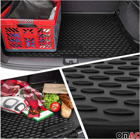 OMAC Floor Mats Liner for Honda CR-V 2002-2006 Black TPE All-Weather 4 Pcs in Kuwait