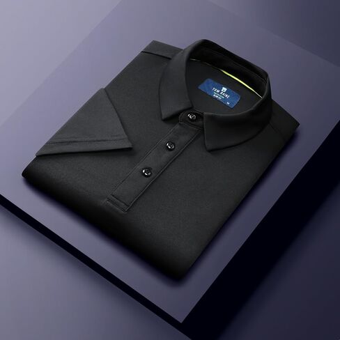 Men's Performance Solid Four-Way Stretch Golf Polo in Saudi Arabia