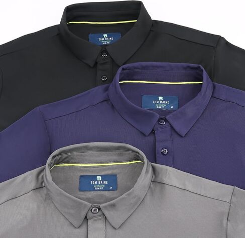 Men's Performance Solid Four-Way Stretch Golf Polo in Saudi Arabia