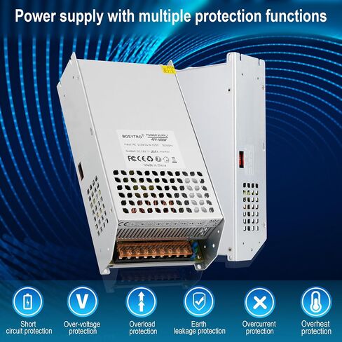 48V 12.5A 600W DC Switching Power Supply, Universal Regulated Switching AC110V/220V (SMPS),48 Volt Power Supply for LED Light Strip,Lighting Equipment, Camera Security System,Computer Project in Saudi Arabia