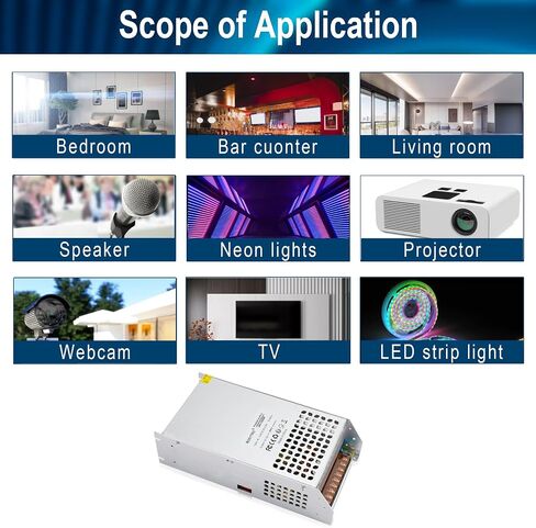 48V 12.5A 600W DC Switching Power Supply, Universal Regulated Switching AC110V/220V (SMPS),48 Volt Power Supply for LED Light Strip,Lighting Equipment, Camera Security System,Computer Project in Saudi Arabia