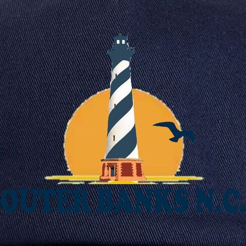 Cafepress Outer Banks NC Lighthouse Cap Cap القابلة للتعديل قبعة البيسبول in Saudi Arabia