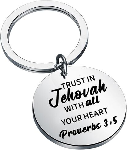 TGBJE Jehovah's Witness Keychain JW Pioneer Best Ever Gifts Christian Religious Gift Baptism Gift in Saudi Arabia