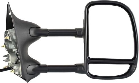 Kool Vue Side Power Power Power Longed Towing Lirror For Ford F-250 F-350 Super Duty F-450 Super Duty F-550 Super Duty 1999-2007 بدون ضوء إشارة in Saudi Arabia