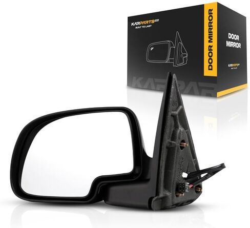 ل Chevy Suburban 1500 2000 2001 2002 Door Mirror Driver Side | ساخنة | السلطة | مع حزمة الطريق خارج | لمعان | 6-ware | استبدال 88986367 | GM1320252 in Kuwait