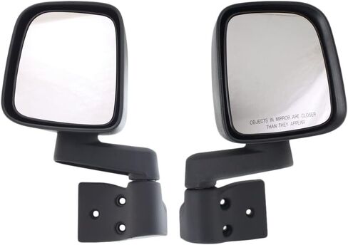 Garage-Pro Driver & Passenger Side Mirrors for Jeep Wrangler 2003-2006 Textured in Saudi Arabia
