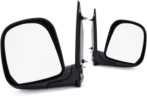 For GMC Savana 2500 Door Mirror 1996-2002 Passenger Side | Textured Black | Non-Heated | Manual Folding | 15768765 | GM1321245 in Saudi Arabia