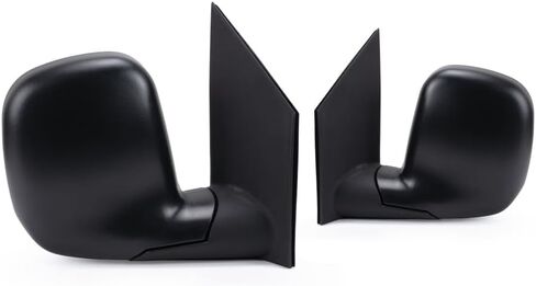 For GMC Savana 2500 Door Mirror 1996-2002 Passenger Side | Textured Black | Non-Heated | Manual Folding | 15768765 | GM1321245 in Saudi Arabia