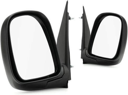 For GMC Savana 2500 Door Mirror 1996-2002 Passenger Side | Textured Black | Non-Heated | Manual Folding | 15768765 | GM1321245 in Saudi Arabia