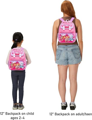 Paw Patrol Mini Backpack for Girls - Bundle with 12" Backpack Featuring Skye, Everest, Liberty Plus Water Bottle, Stickers, More | Paw Patrol Preschool Bag for Kids, Toddlers in Saudi Arabia