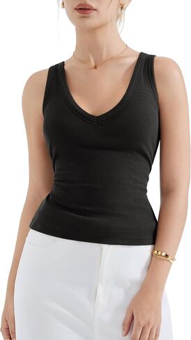 Suuksess Women Cotton Sumbed Summer Out Out Tops Packed Strendy Basic Tank Tops in Saudi Arabia