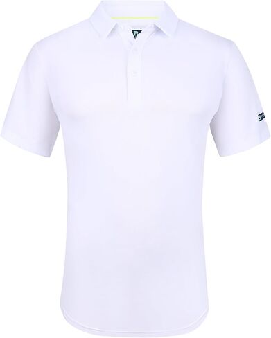 Men's Performance Solid Four-Way Stretch Golf Polo in Saudi Arabia