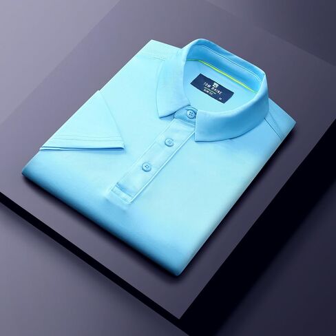 Men's Performance Solid Four-Way Stretch Golf Polo in Saudi Arabia