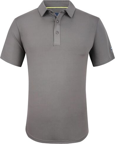 Men's Performance Solid Four-Way Stretch Golf Polo in Saudi Arabia