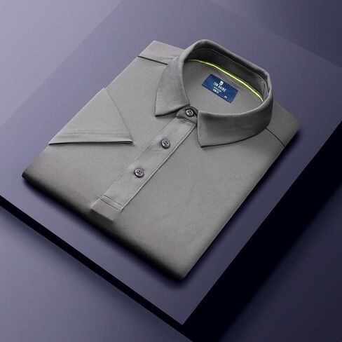 Men's Performance Solid Four-Way Stretch Golf Polo in Saudi Arabia