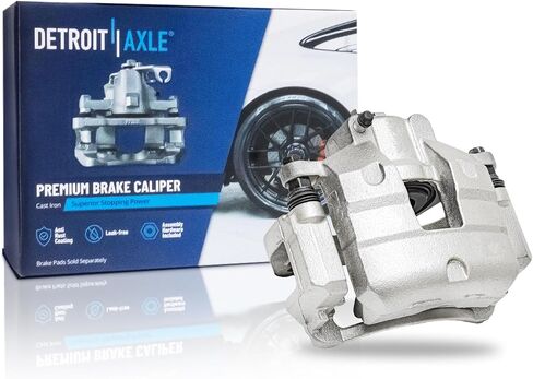 Detroit Axle - Front Right Brake Caliper for Chevy Equinox Malibu Trax GMC Terrain Buick LaCrosse Encore Regal Sportback, Passenger Side Brake Caliper w/Bracket Replacement in Saudi Arabia