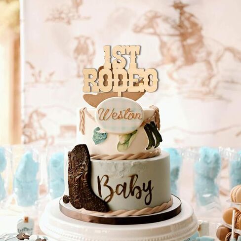 First Year Down Cake Topper - Football One Cake Topper, Sports Theme First Birthday Party Cake Decoration for Anniversary, Baby Shower, Baby Photo Booth Props, Cake Smash… in Saudi Arabia